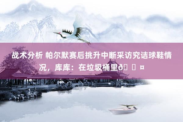 战术分析 帕尔默赛后挑升中断采访究诘球鞋情况，库库：在垃圾桶里😤